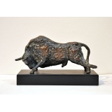 銅雕-野牛對(鬥牛)雕塑擺飾 (y14884  銅雕系列 銅雕動物)/一對
